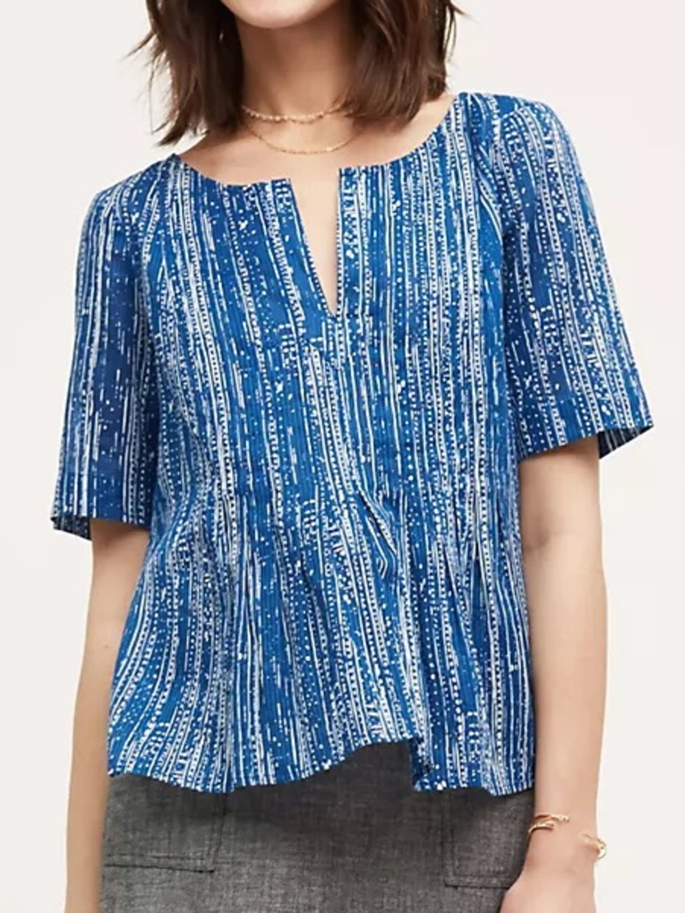 anthropologie maeve orchid island top size 4